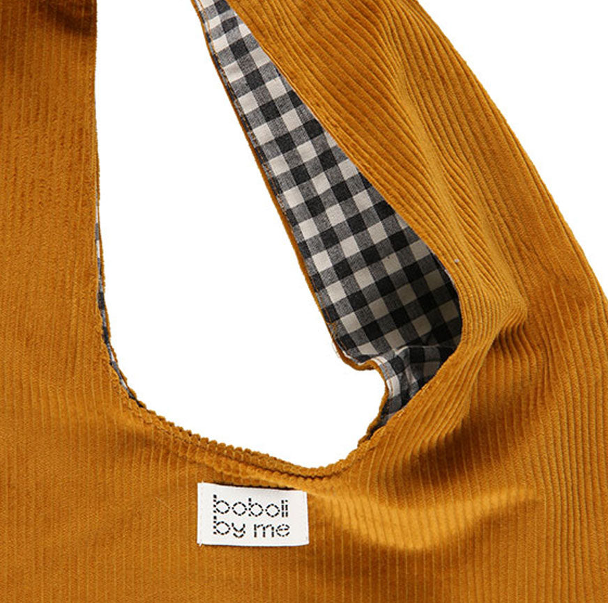 ATENEA SAC KIT DE COUTURE VELOURS CÔTELÉ MOUTARDE