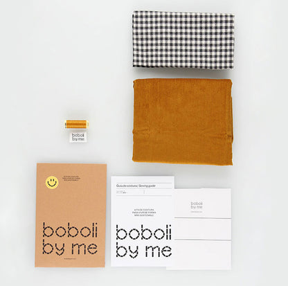 KIT COSTURA BOLSO ATENEA PANA MOSTAZA