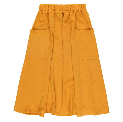 KIT COSTURA FALDA MIDI AURORA AMARILLO MOSTAZA