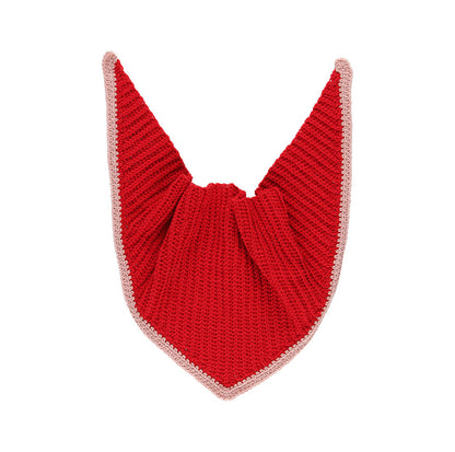 KIT POUR ÉCHARPE AU CROCHET AVA ROUGE
