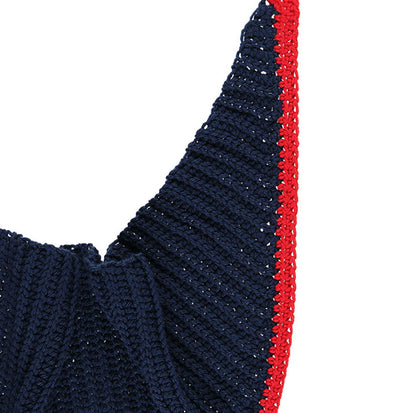 KIT POUR ÉCHARPE AU CROCHET AVA BLEU MARINE