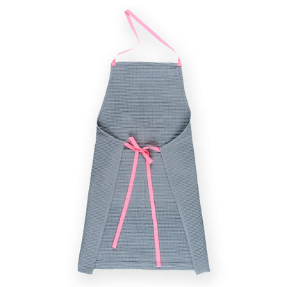 KIT DE COUTURE TABLIER FERRAN BLEU GRIS