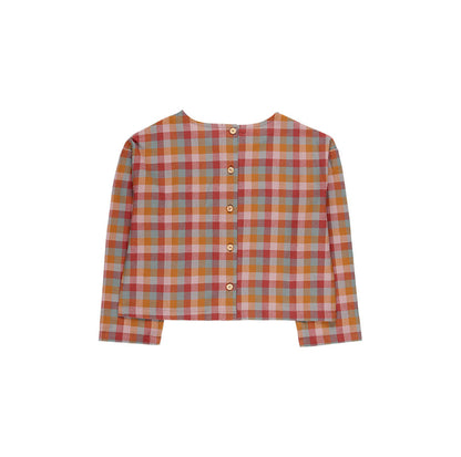 KIT DE COUTURE BLOUSE GALA BLOUSE À CARREAUX MULTICOLORES