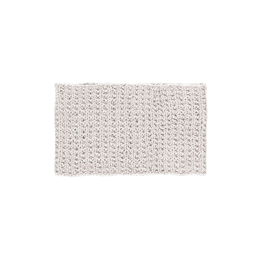 kit para tejer cuello oversize greta gris perla