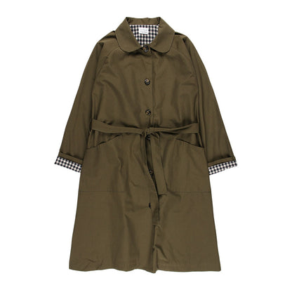 KIT DA CUCITO TRENCH JACKIE VERDE QUADRI VICHY