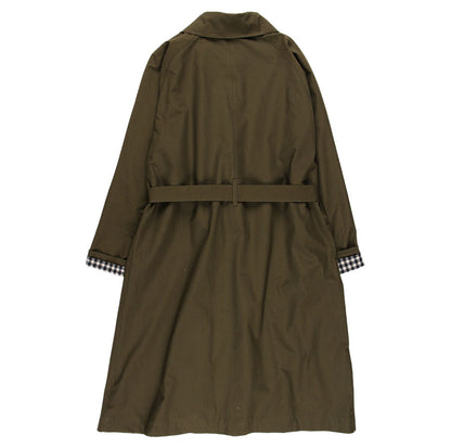 KIT DA CUCITO TRENCH JACKIE VERDE QUADRI VICHY