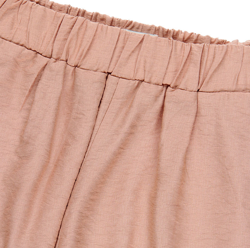 KIT DA CUCITO BERMUDA KAHLO IN TESSUTO FLUIDO ROSA PALLIDO