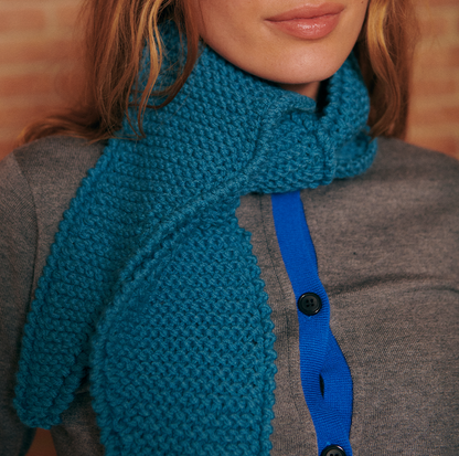 KIT POUR TRICOTER LE FOULARD EILA BLEU LAGON