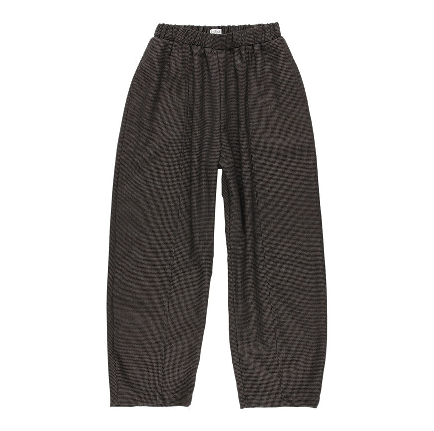KIT DI CUCITO PANTALONI PIED-DE-POULE LENA GRIGIO MARENGO