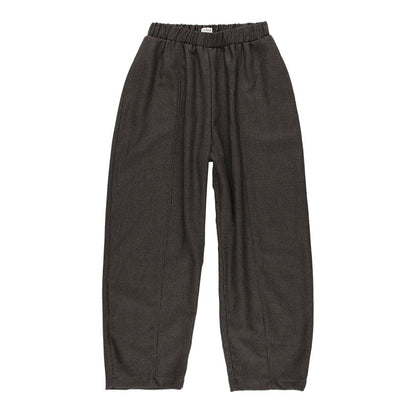 KIT DI CUCITO PANTALONI PIED-DE-POULE LENA GRIGIO MARENGO