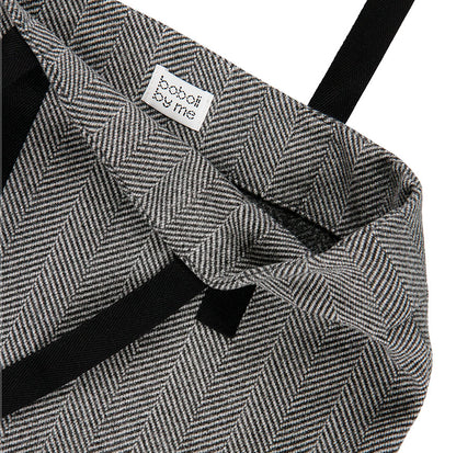 KIT DE COUTURE SAC TOTE LOLA À CHEVRONS GRIS