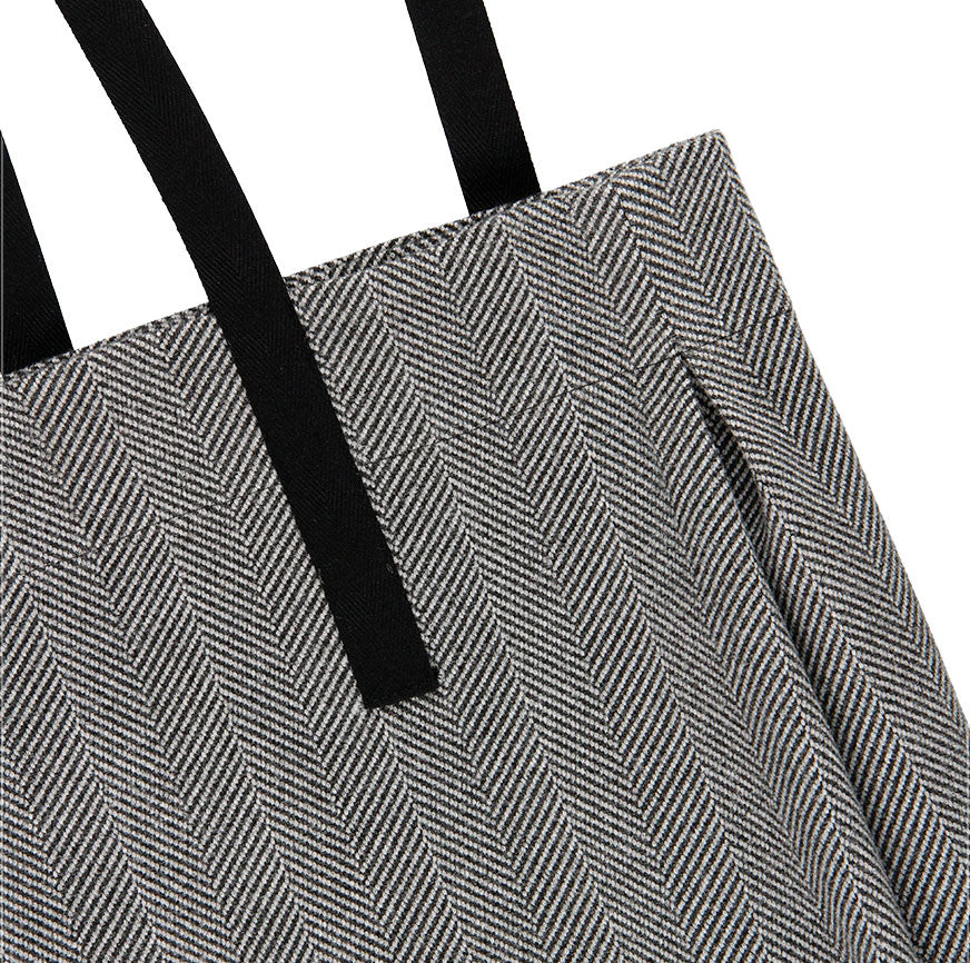 KIT DE COUTURE SAC TOTE LOLA À CHEVRONS GRIS