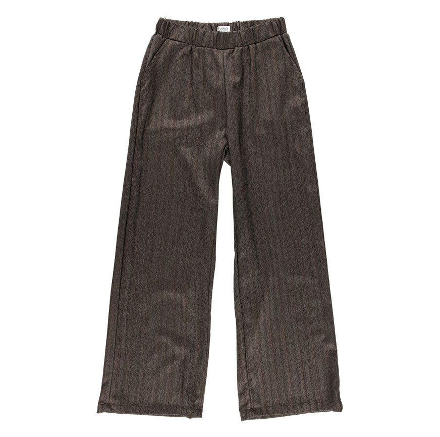 KIT DI CUCITO PER PANTALONI LUCCA MARRONE A SPINA DI PESCE