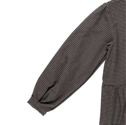 KIT DE COUTURE ROBE LUNA MICRO CARREAUX NOIRE