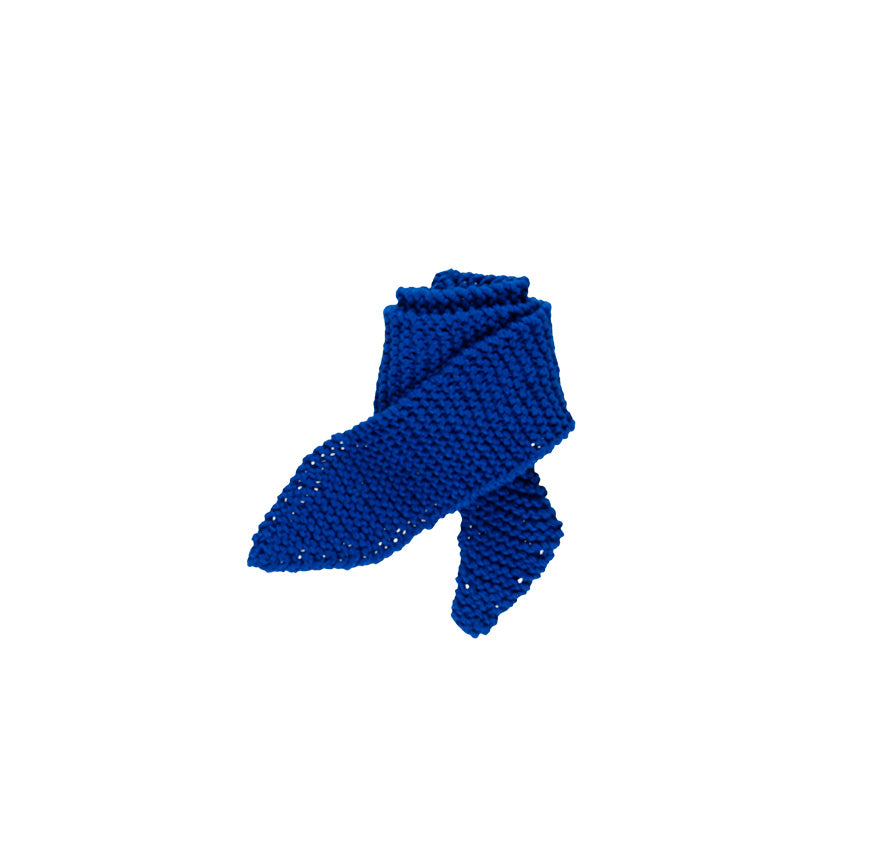 KIT DE TRICOT FOULARD MIA BLEU