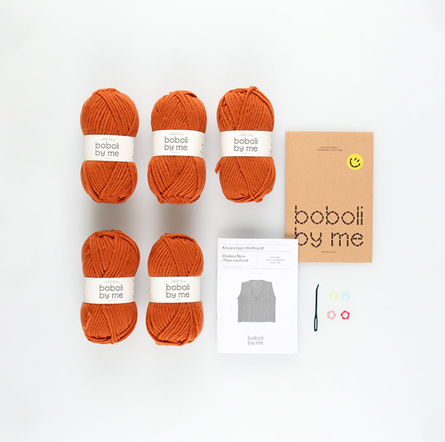 KIT PARA TEJER CHALECO NARA CALDERA