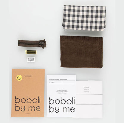 KIT COSTURA BOLSA SAGA PANA MARRÓN