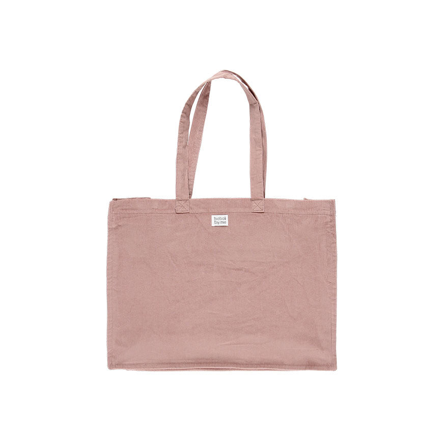 KIT DE COUTURE POUR SAC SAGA EN VELOURS CÔTELÉ ROSE POUDRÉ