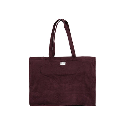 KIT DE COUTURE POUR SAC SAGA EN VELOURS CÔTELÉ AUBERGINE