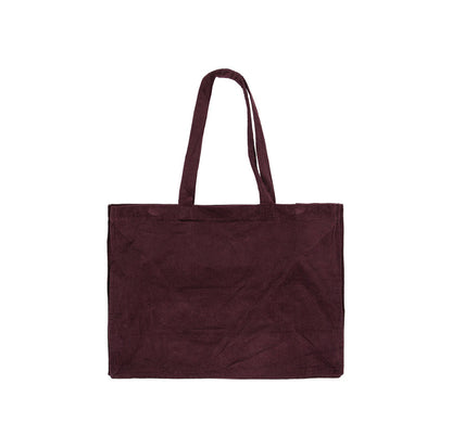 KIT DE COUTURE POUR SAC SAGA EN VELOURS CÔTELÉ AUBERGINE