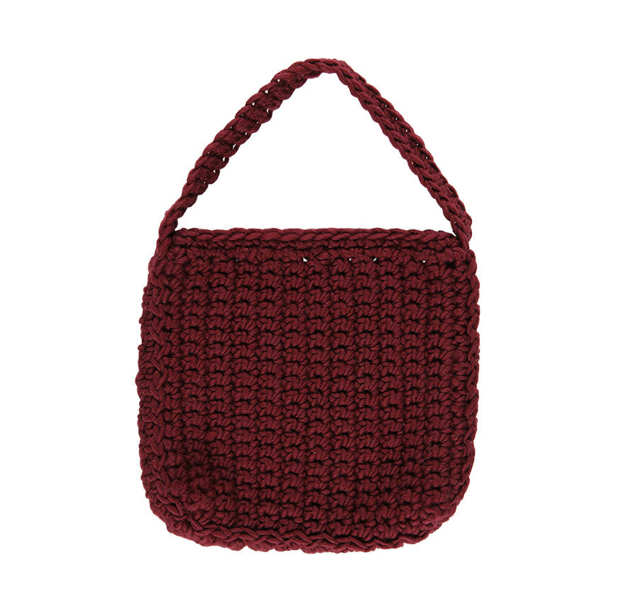 KIT DE CROCHET SAC SELMA BORDEAUX