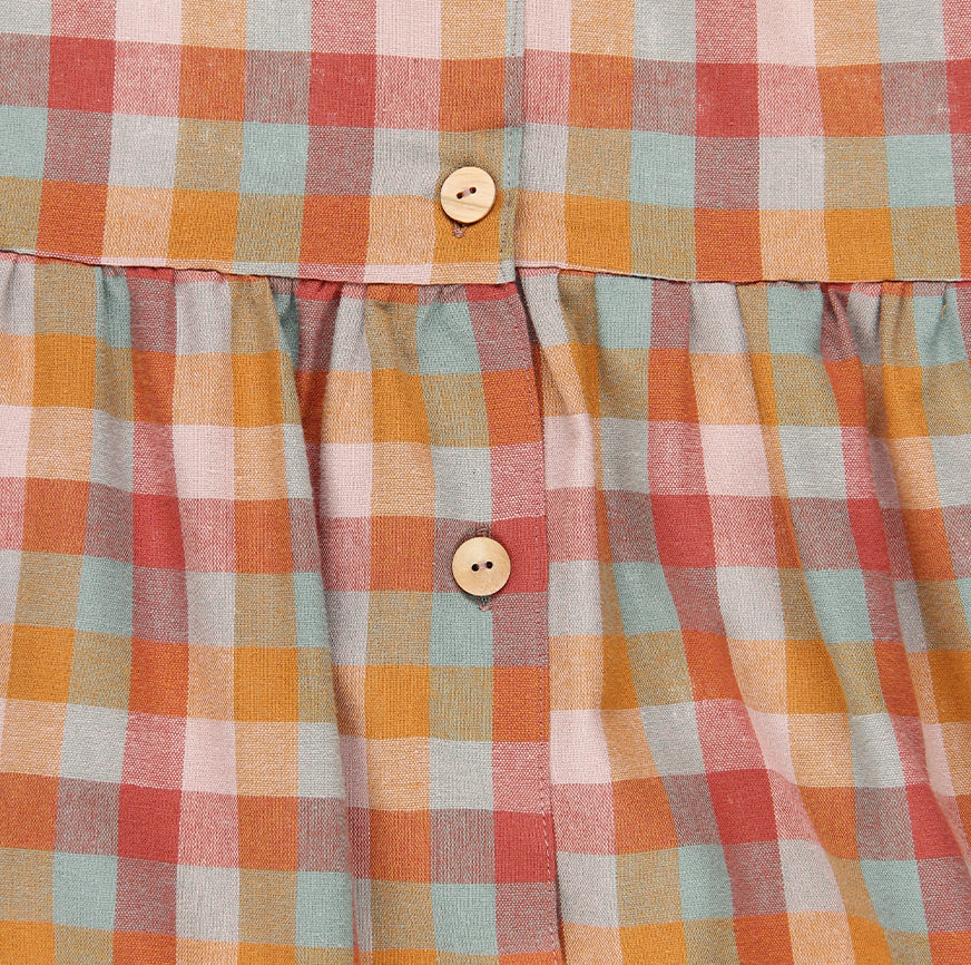 TELMA DRESS SEWING KIT MULTICOLOUR CHECKS