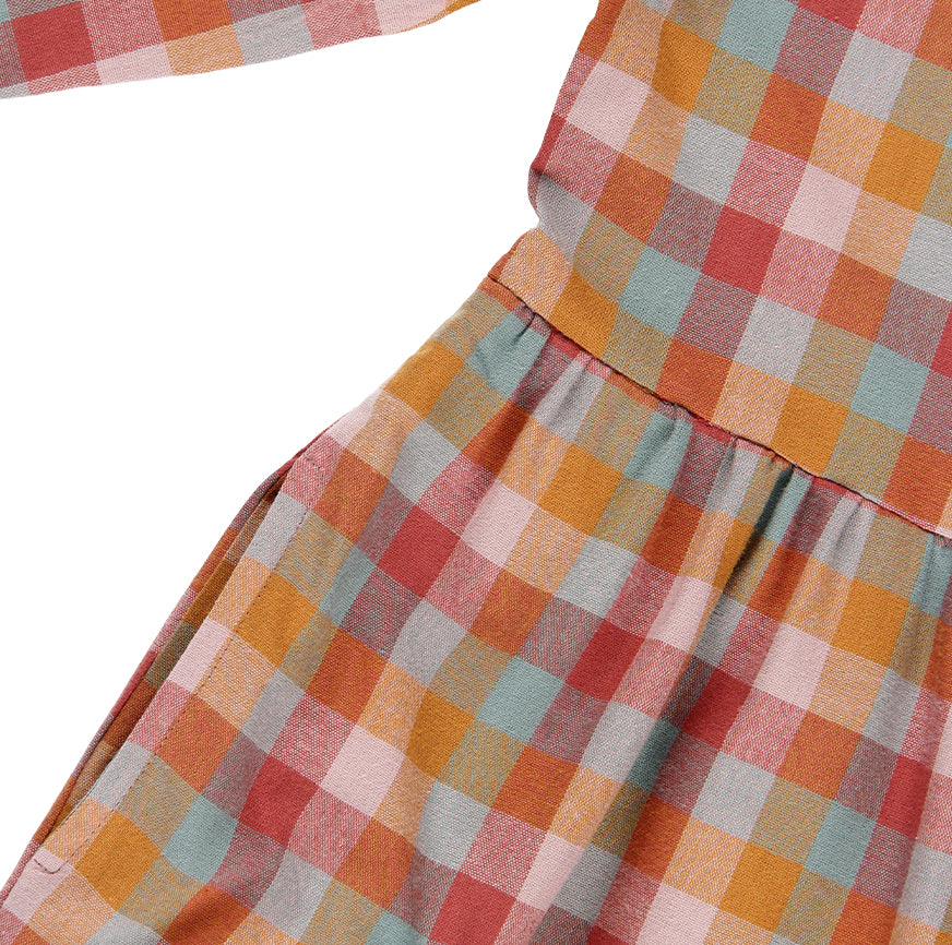 TELMA DRESS SEWING KIT MULTICOLOUR CHECKS