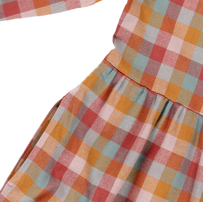 TELMA DRESS SEWING KIT MULTICOLOUR CHECKS