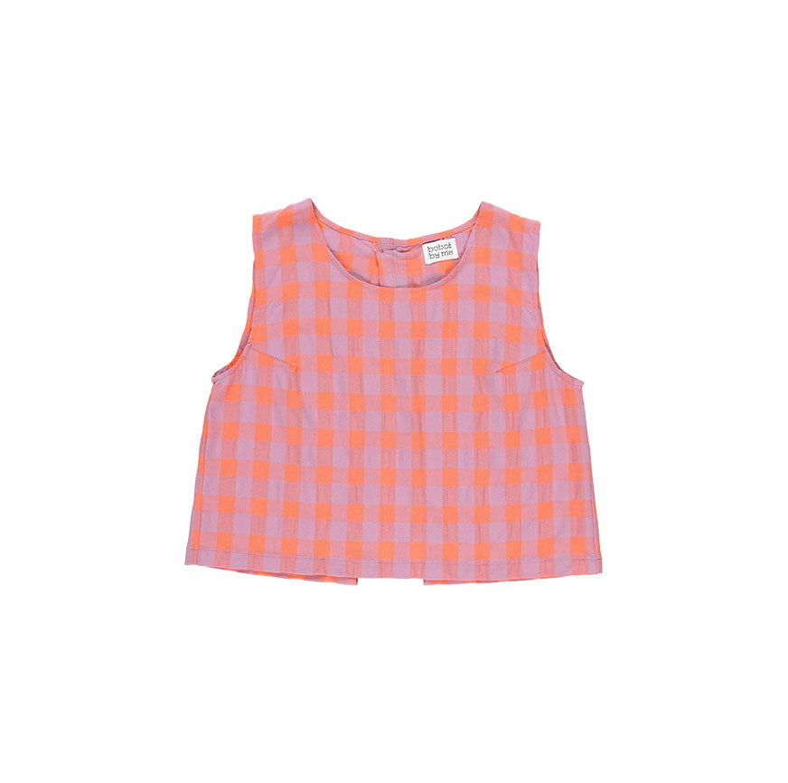 kit de couture blouse teresa carreaux rose et mauve