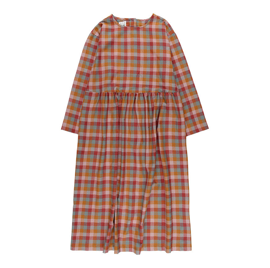 sewing kit tessa dress multicolored checks