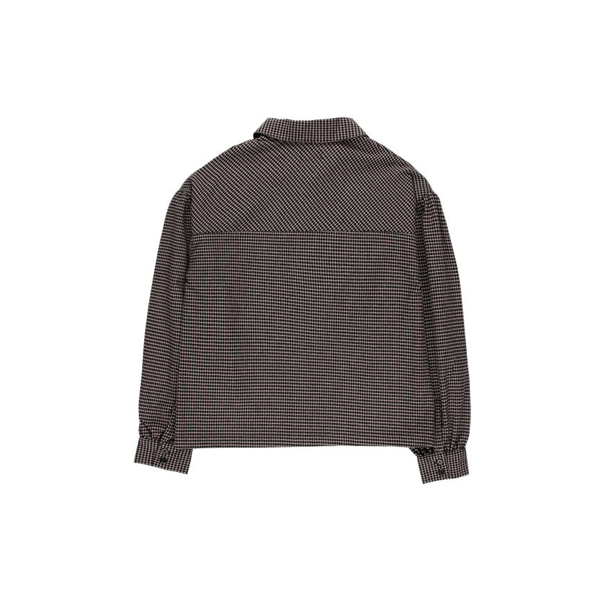 KIT DE COUTURE BLOUSE TOVE BLOUSE MICRO CARREAUX NOIRE