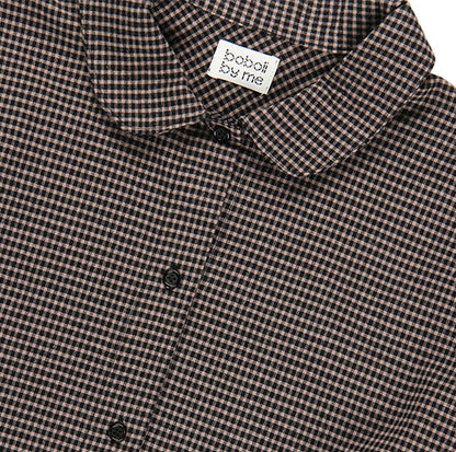 KIT DE COUTURE BLOUSE TOVE BLOUSE MICRO CARREAUX NOIRE