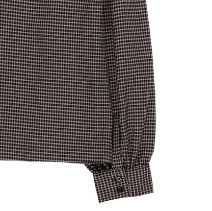 KIT DE COUTURE BLOUSE TOVE BLOUSE MICRO CARREAUX NOIRE