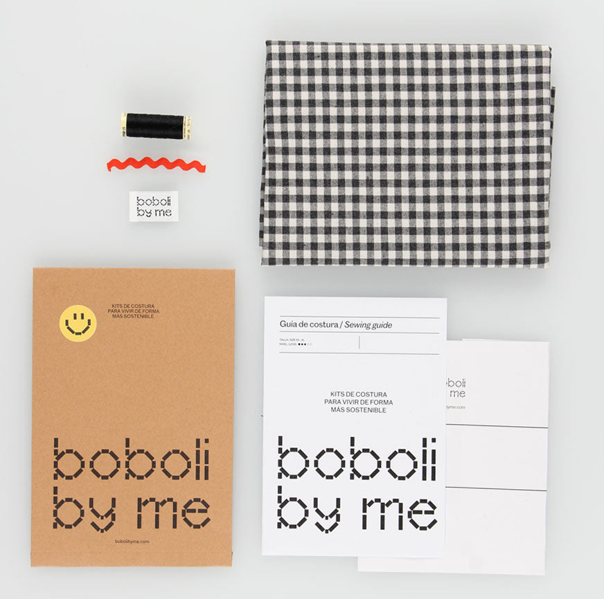 kit costura bolsa venus vichy negro