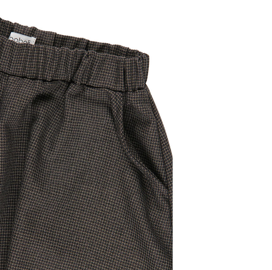 KIT DE COUTURE PANTALON ZOEY PIED-DE-POULE GRIS ANTHRACITE