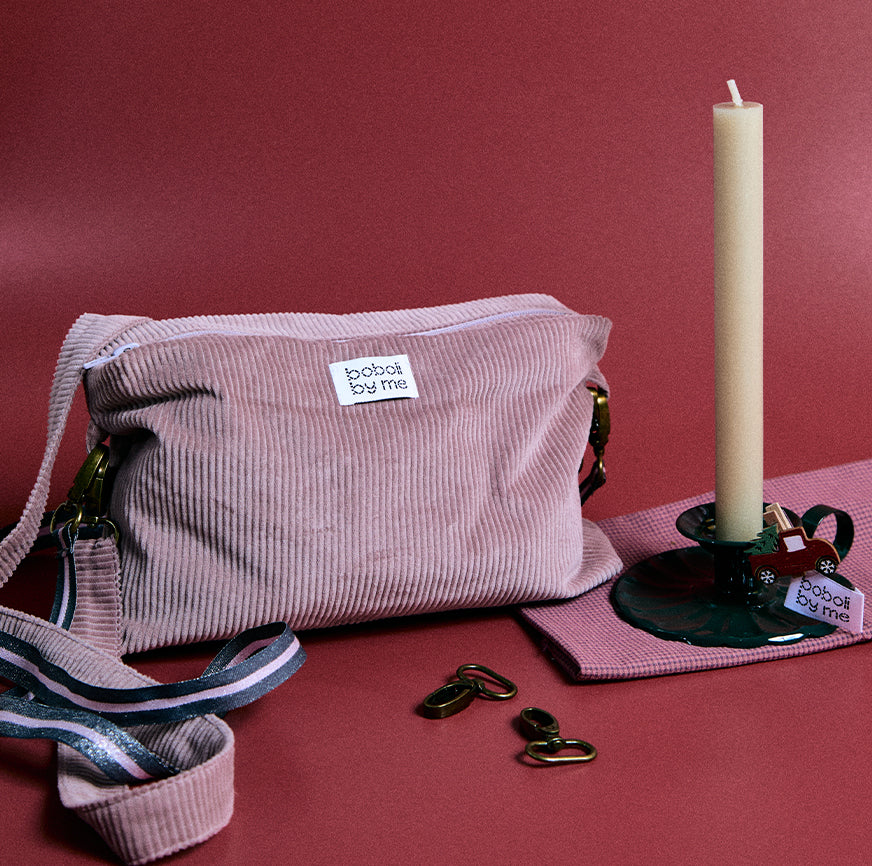 KIT COSTURA BOLSO ANNIE PANA ROSA PALO