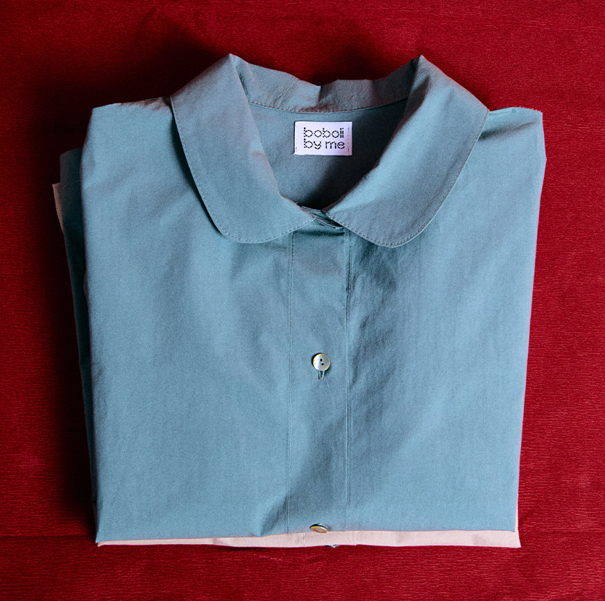 kit costura blusa tove azul océano