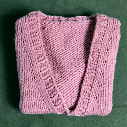 KIT PARA TEJER CHALECO NARA ROSA