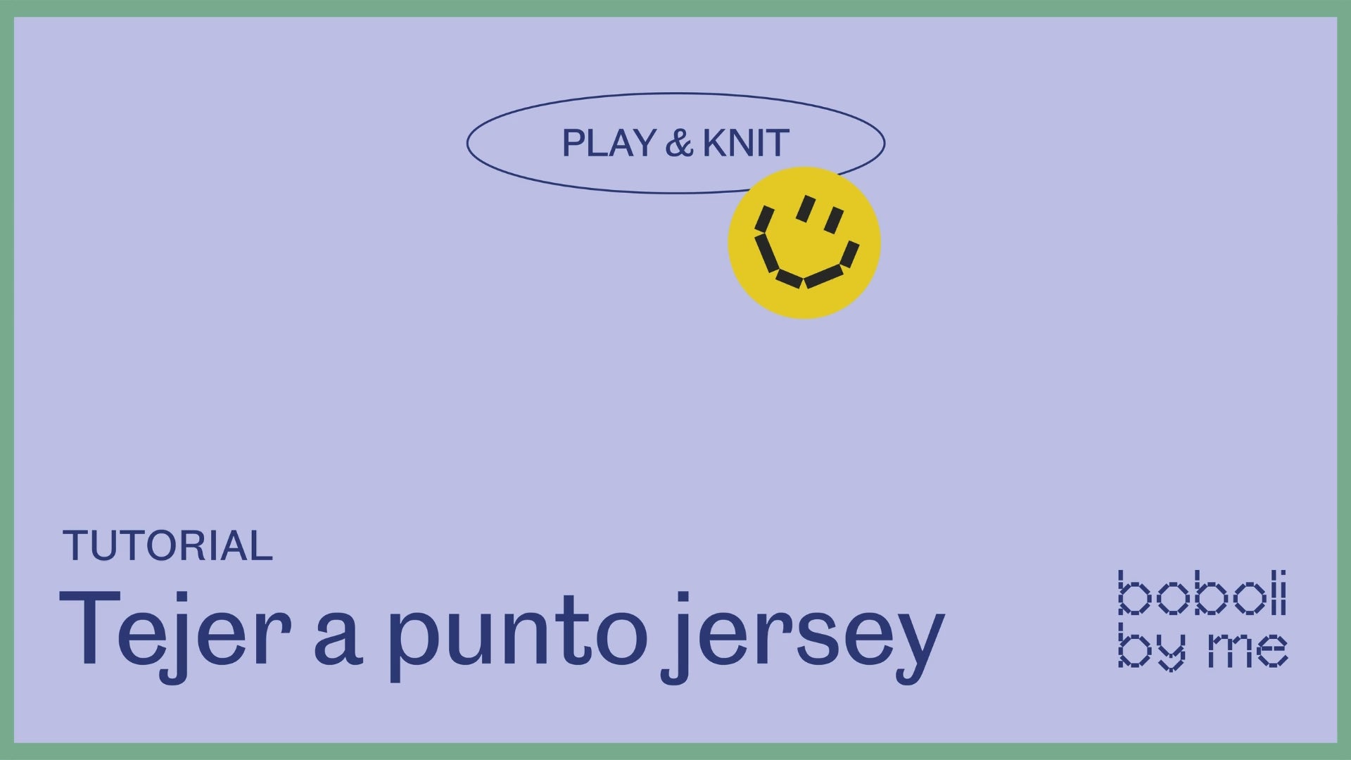 Carica video: Tutorial tejer: Punto jersey