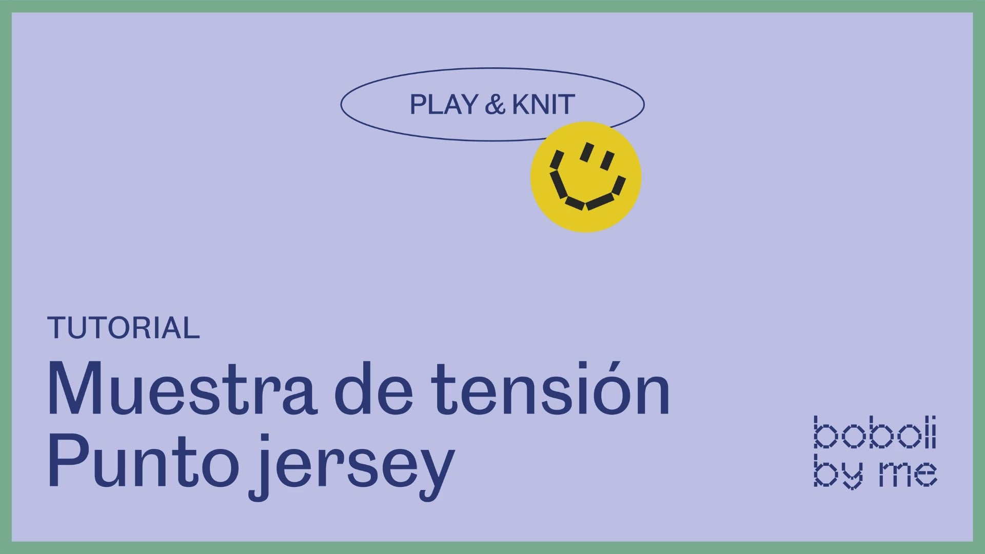 Load video: Tutorial tejer: Muestra tensión en punto jersey
