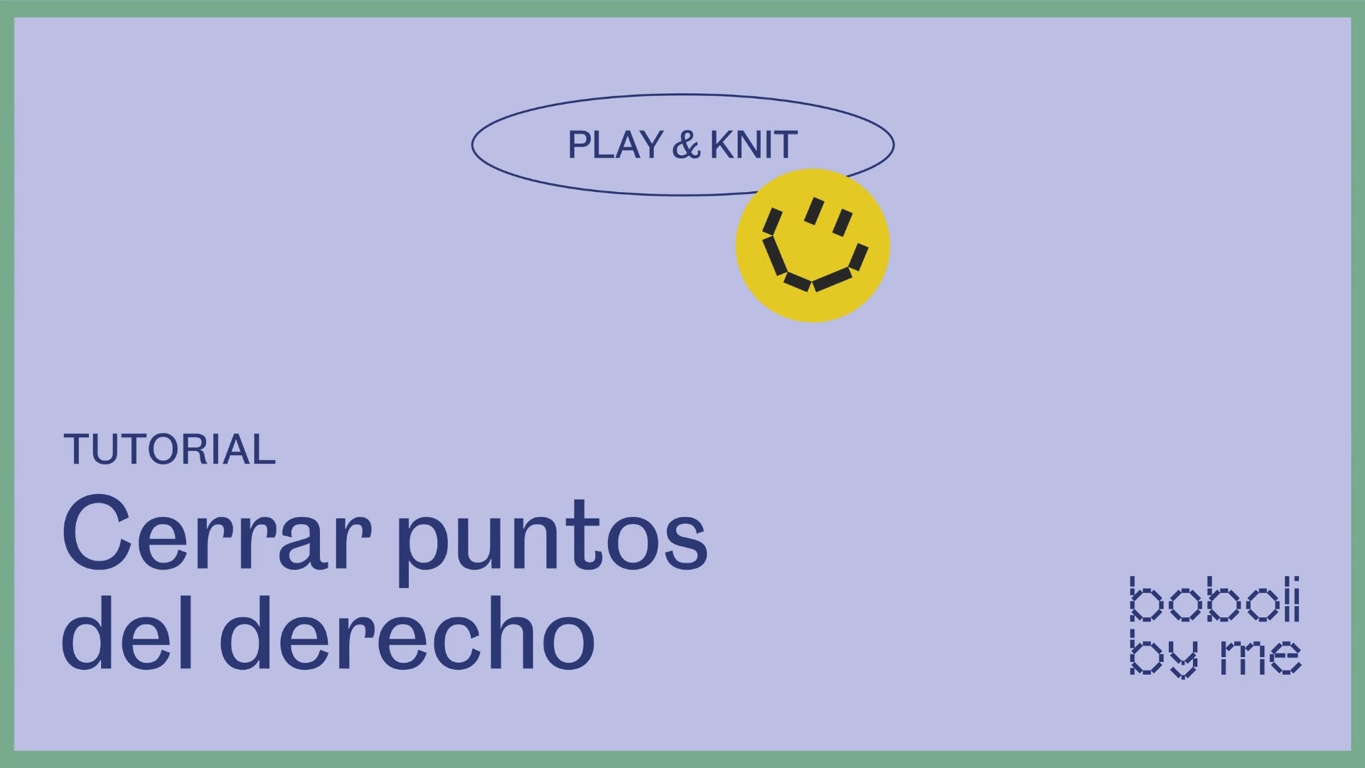 Load video: Tutorial tejer: Cerrar puntos