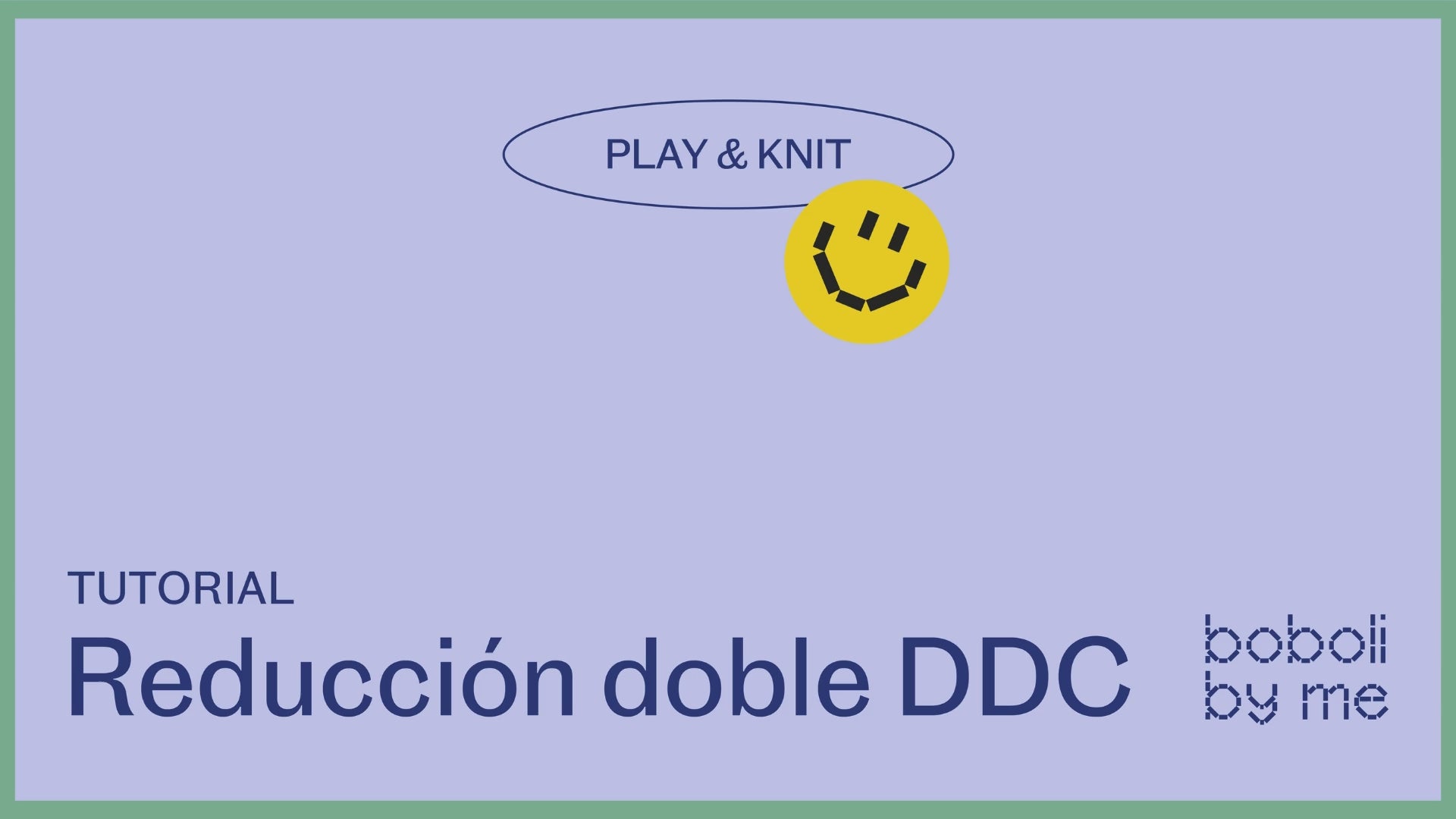 Cargar vídeo: Tutorial tejer: Reducción doble DDC