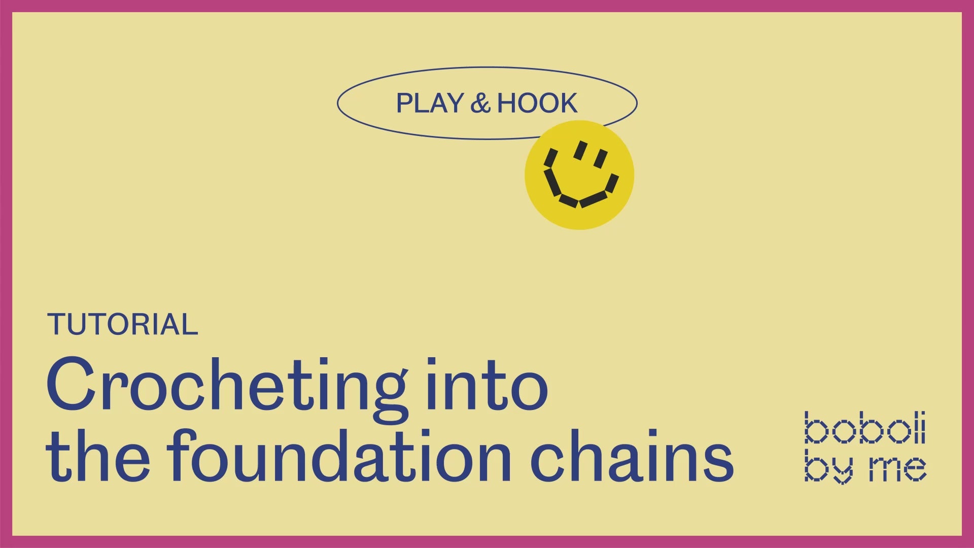 Load video: Crochet Tutorial: Crocheting into the foundation chain