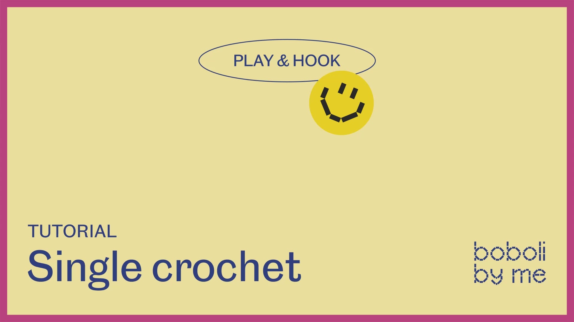 Load video: Crochet tutorial: Single Crochet
