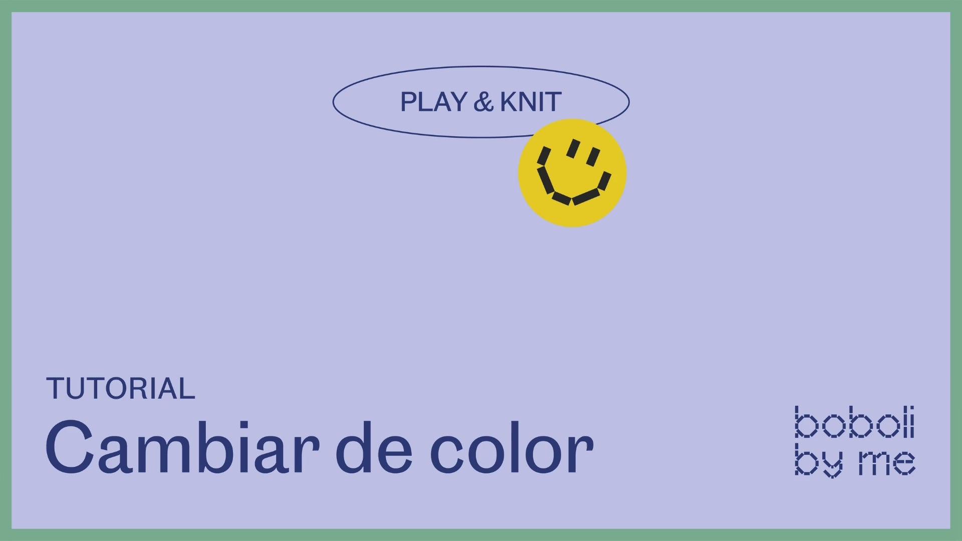Load video: Tutorial tejer: Cambiar de color