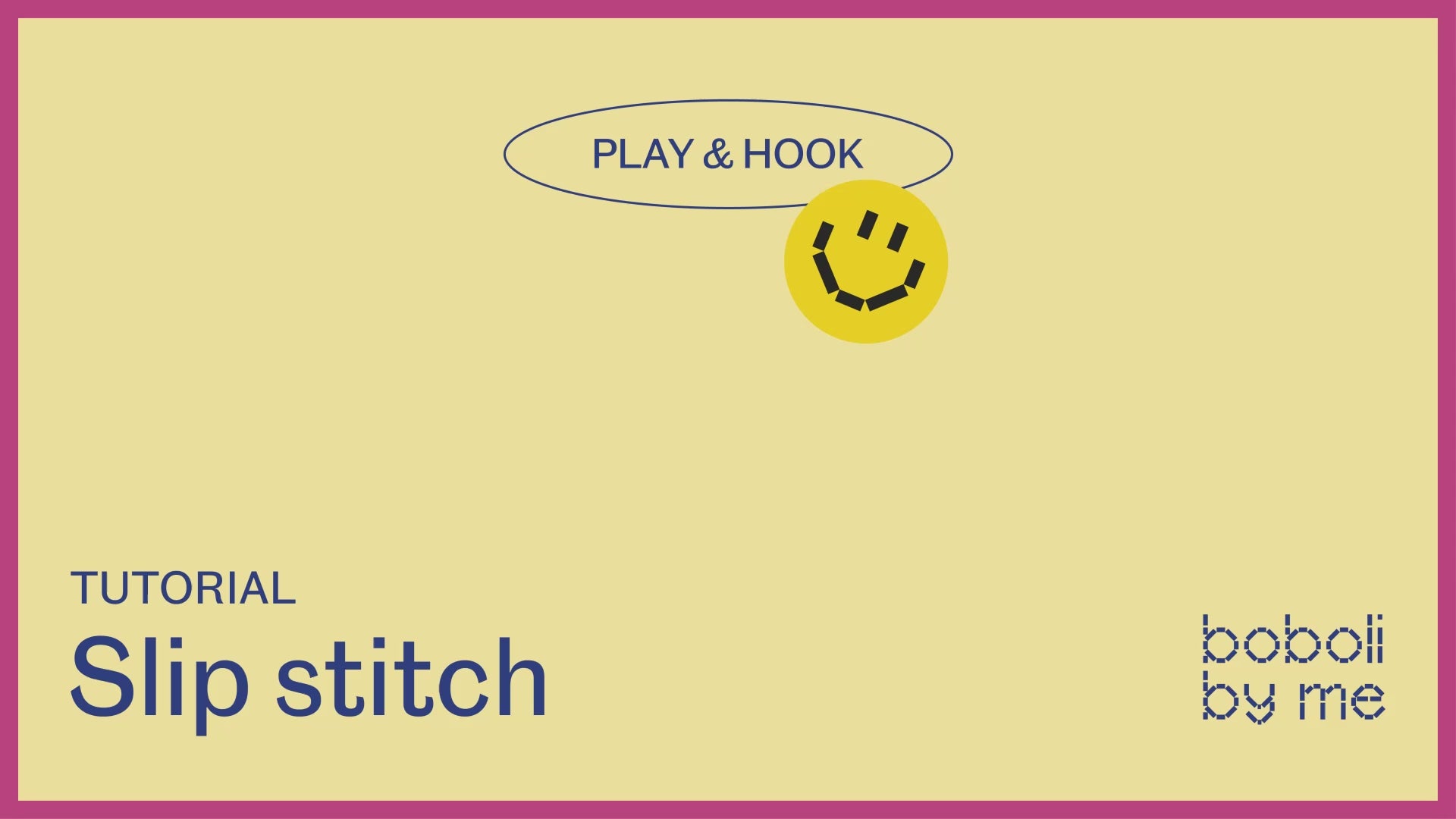 Load video: Crochet tutorial: Slip stitch