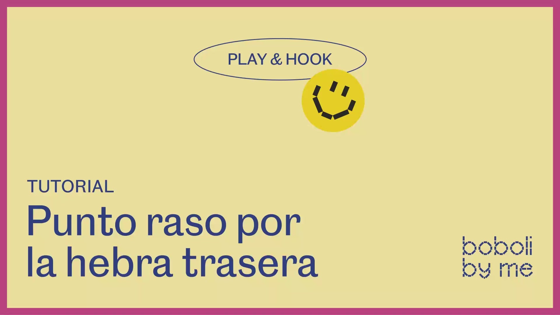 Cargar vídeo: Tutorial Crochet: Punto raso por la hebra trasera