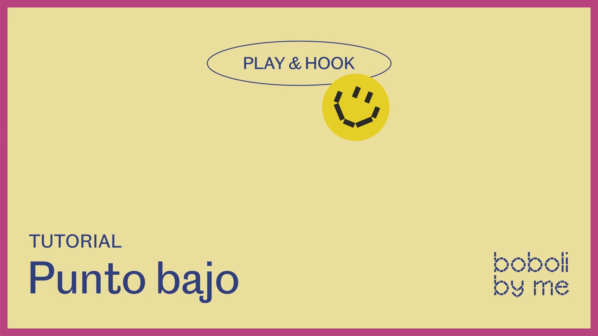 Cargar vídeo: Tutorial Crochet: Punto Bajo