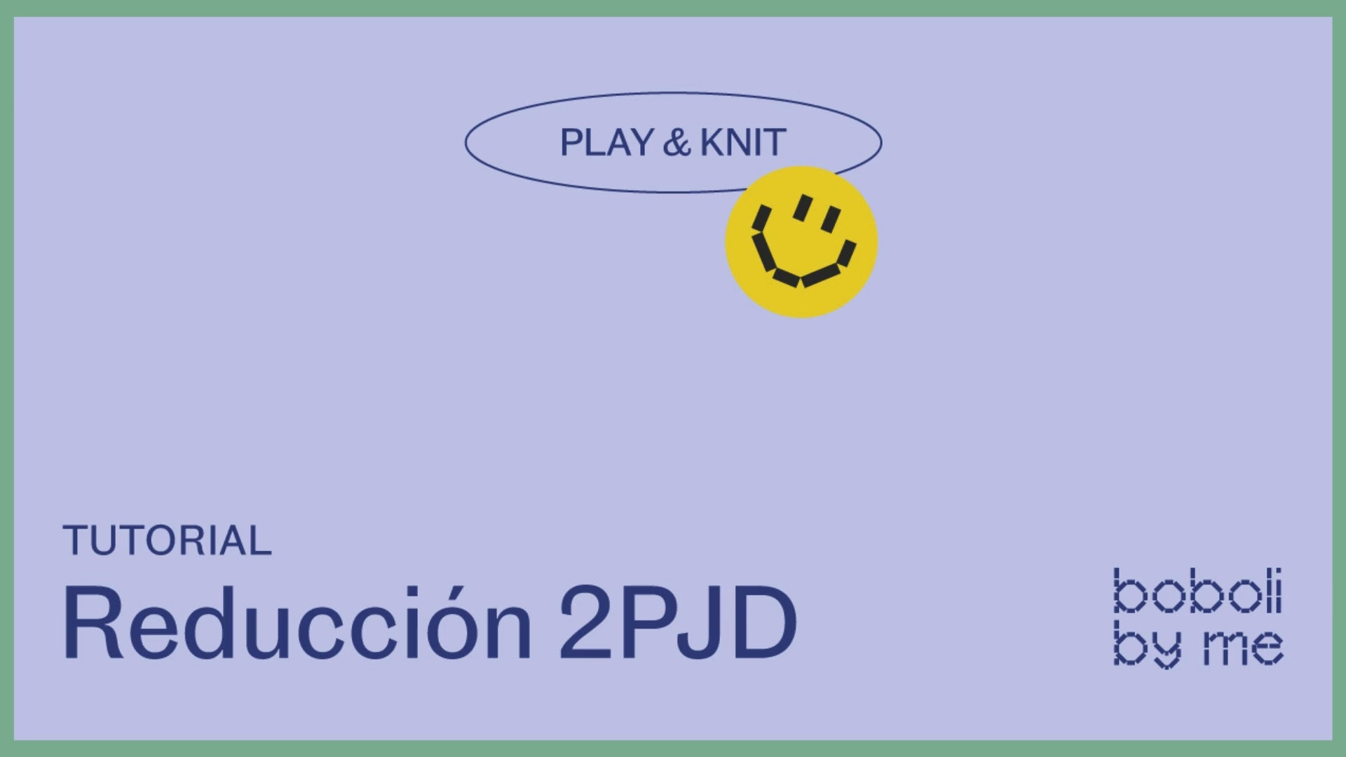 Carica video: Tutorial tejer: Reducción 2pjd