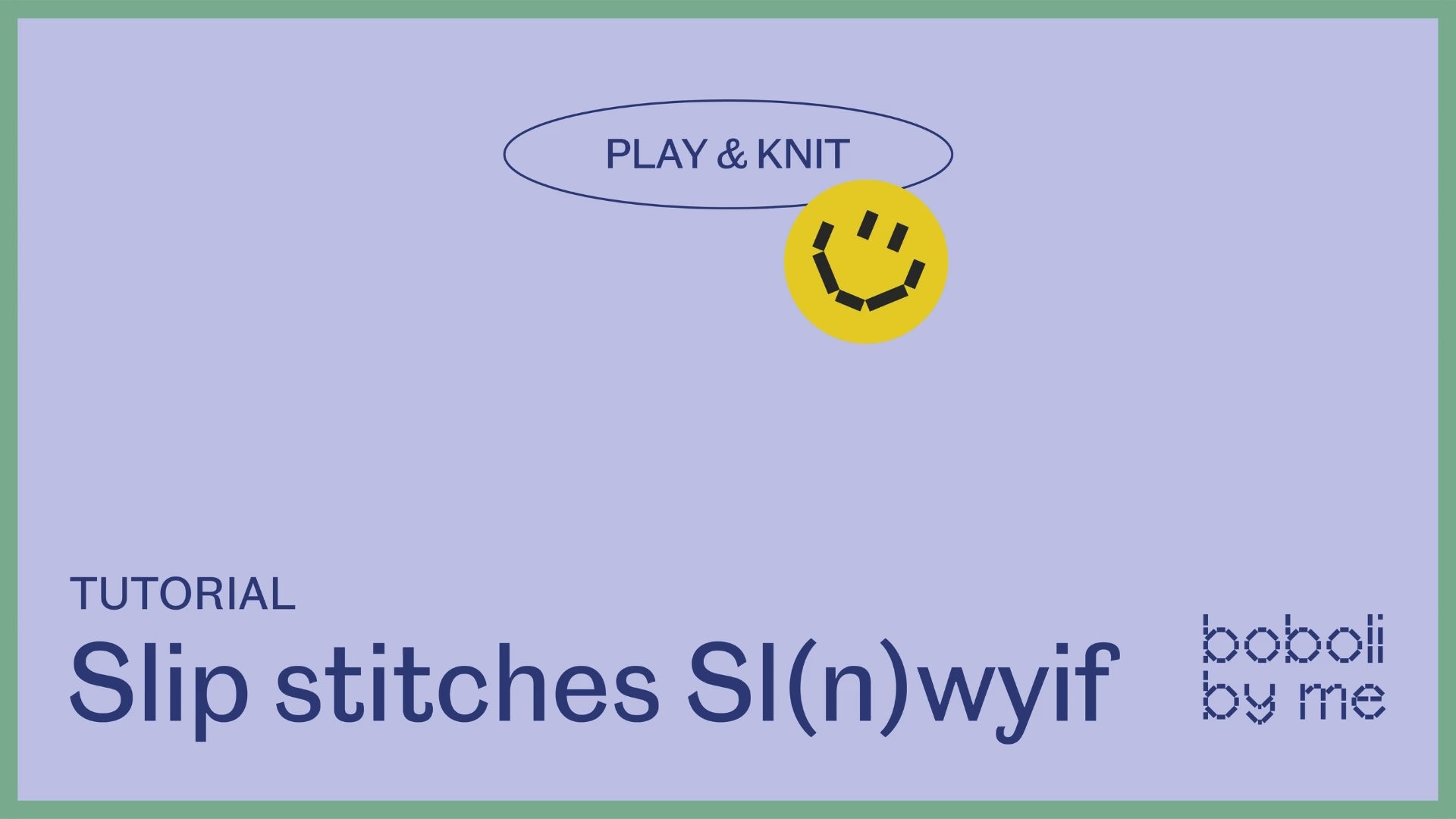 Charger la vidéo: Tutoriel de tricot : Points glissés